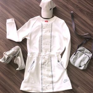 NWOT Nike Tech Fleece Splatter Dress - sz M